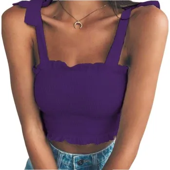 Dámské plážové tílko B147 fialová S