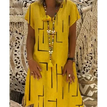 Dámské oblečení Dámské šaty Jade žlutá XL