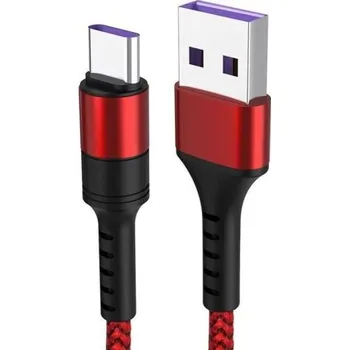 Datový kabel Datový rychlonabíjecí kabel USB / USB-C červená 1 m