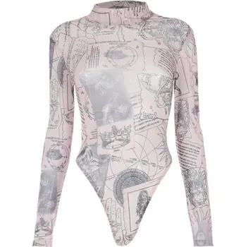 Body Dámské body s dlouhým rukávem B724 M