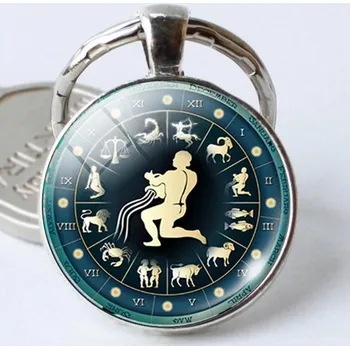 Přívěšek na klíče znamení zvěrokruhu - vodnář