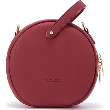 Kabelka Dámská kožená kabelka M924 vínová