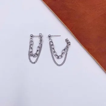 Náušnice Dámské visací náušnice G290 stříbrná