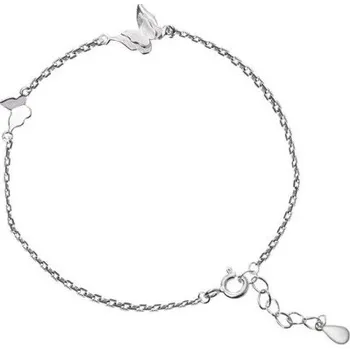 Náramek Dámský řetízkový náramek s motýly