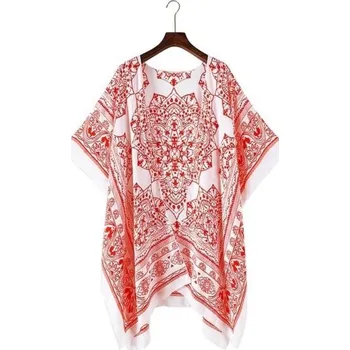 Dámský letní přehoz P982 červená