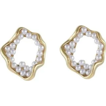 Náušnice Dámské visací náušnice s perlami G515