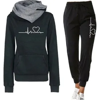 Dámská mikina Dámská mikina a tepláky B873 černá L