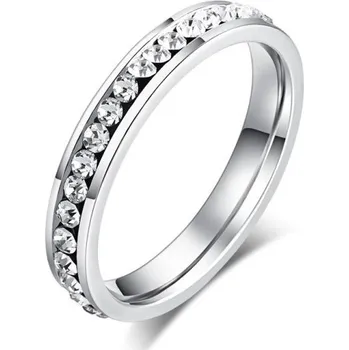Prsten Dámský prstýnek D2805 stříbrná 11