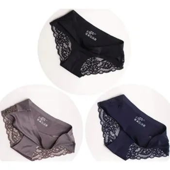 Kalhotky Dámské sexy kalhotky s krajkou - 3 ks XL 10