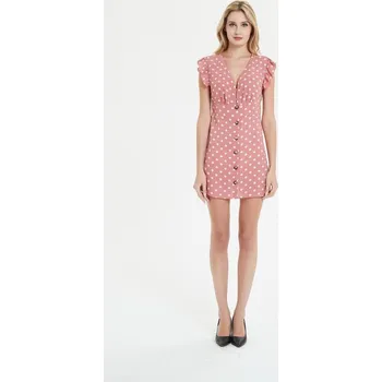 Dámské šaty Dámské šaty s hlubokým výstřihem S 4