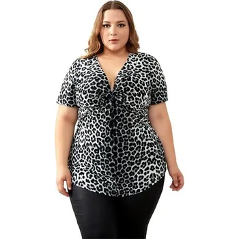 Dámská halenka Dámská blůza v nadměrných velikostech L 4