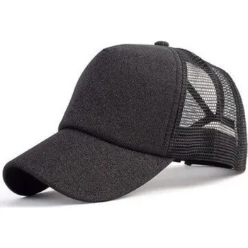 Kšiltovka Dámská síťovaná kšiltovka se třpytkami černá