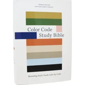 Cizojazyčná kniha Color Code Study Bible, Revealing God's Truth Color by Color (NKJV, Hardcover, Red Letter) - Nelson, Thomas
