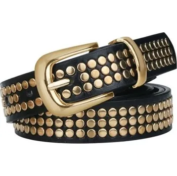 Opasek Dámský kožený pásek L164 černá 110 cm 2