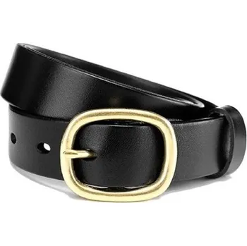 Opasek Dámský kožený pásek L29 černá 90 cm