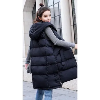 Dámská vesta Dámská prošívaná vesta P1566 černá L