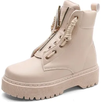 Dámské tenisky Dámské kotníkové boty A643 krémová 42