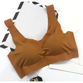 Podprsenka Dámská sportovní podprsenka oranžová S