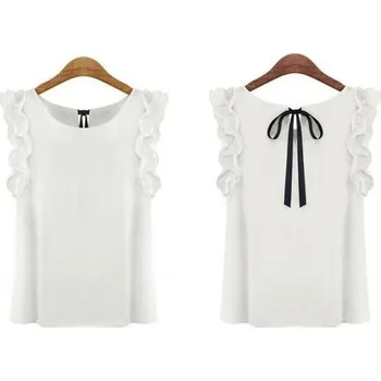 Dámská halenka s volánky Jimena bílá M