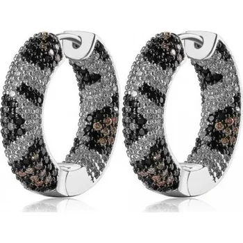 Náušnice Dámské kruhové náušnice G458 stříbrná