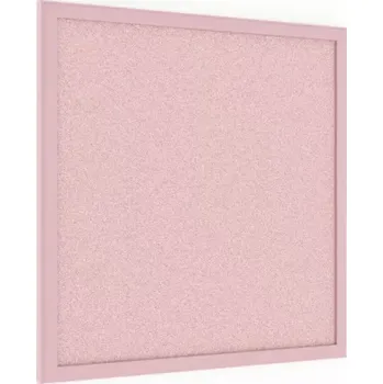 Allboards Allboards, Korková tabule růžová barva korku 40x40 cm dřevěný rám lakovaný RŮŽOVÝ, TKPINK44P