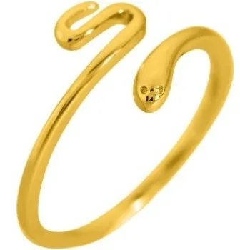 Prsten Dámský prstýnek had D1137 zlatá