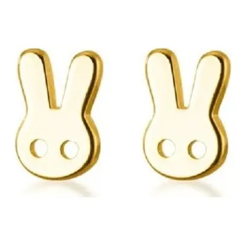 Náušnice Dámské peckové náušnice H712 zlatá 2