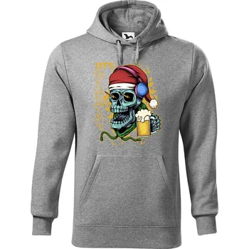 Pánská mikina DOBRÝ TRIKO Pánská mikina s potiskem Let’s party Velikost pánské mikiny: 4XL, Barva: Tmavě šedý melír