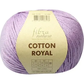 Příze Příze Cotton Royal, 18-704, světle fialová