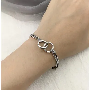 Náramek Dámský náramek s kruhy P191