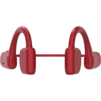 Sluchátka Bezdrátová bluetooth sluchátka za uši červená