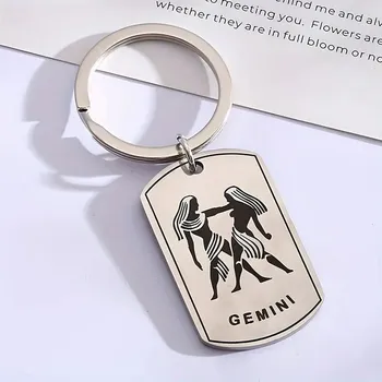 Přívěšek na klíče znamení zvěrokruhu - blíženci
