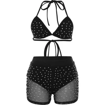 Dámské plavky Dámské plavky P1267 černá M