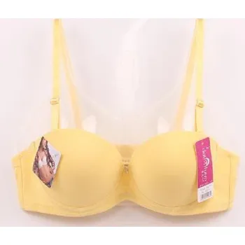 Podprsenka Dámská podprsenka Sanny J3257 žlutá 70B