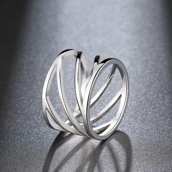 Prsten Dámský prstýnek D2727 stříbrná 9