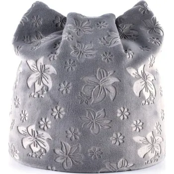 Čepice Dámská čepice jaro/podzim J2786 stříbrná