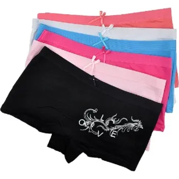 Kalhotky Dámské kalhotky s nohavičkou - 6 ks XS