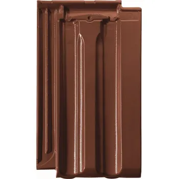 pálená krytina Taška střešní BRAMAC Granát 13 -glazura/kaštanově hnědá