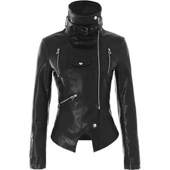 Dámská casual bunda Dámská kožená bunda P2442 M