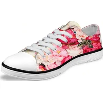 Dámské tenisky Dámské tenisky s potiskem včely J1179 růžová 40