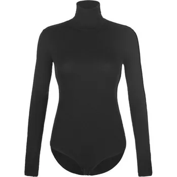 Body Dámské body s dlouhým rukávem B701 černá L