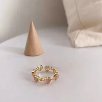 Prsten Dámský prstýnek se srdíčky D2689 3