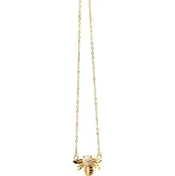 Náhrdelník Dámský náhrdelník se čmelákem zlatá
