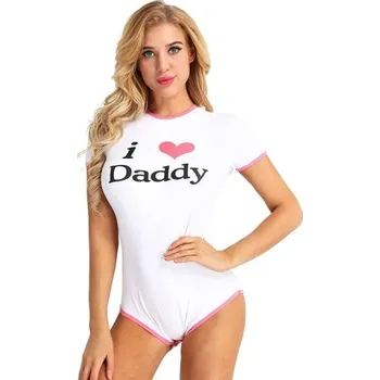 Body Dámské body I love daddy růžová M