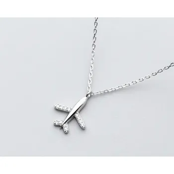 Náhrdelník Dámský náhrdelník s letadlem