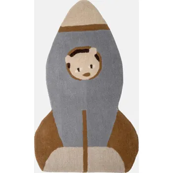 Koberec Bloomingville Mini Dětský koberec Space modrý 100% vlna