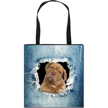 Kabelka Dámská plátěná taška M1509 S 4