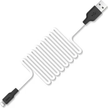 Datový kabel Datový kabel pro Apple Lightning na USB K573 bílá 25 cm