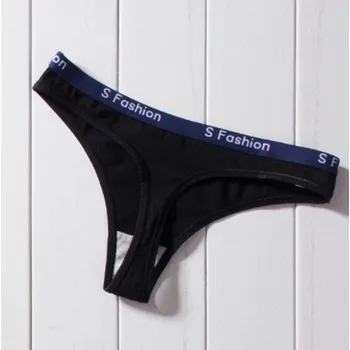 Dámské spodní prádlo Dámská tanga FASHION černá M