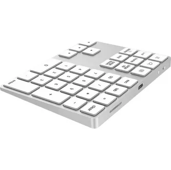 Klávesnice Bezdrátová bluetooth numerická klávesnice bílá